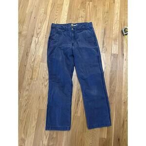 Carhartt Relaxed Fit Navy Pants Size 32x30